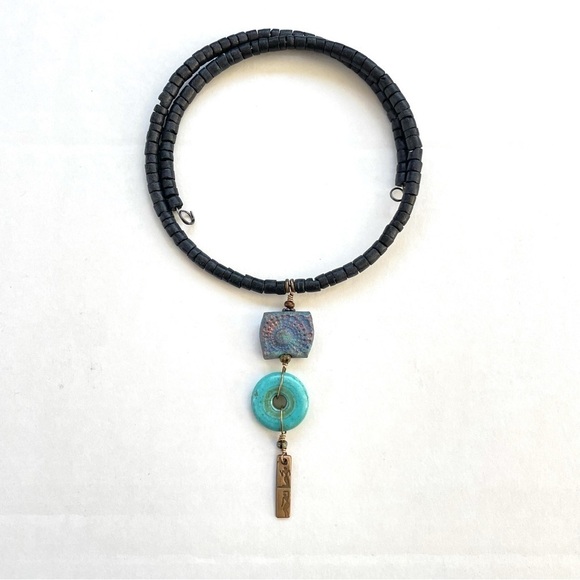 Vintage Handcrafted 1990’s Beaded Choker - Picture 1 of 4